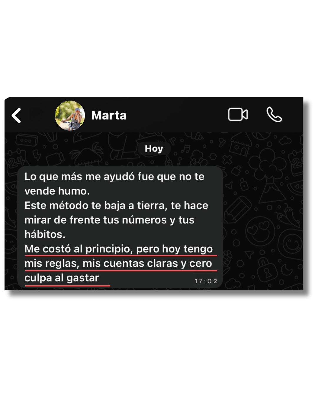 testimonio marta